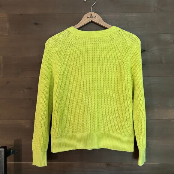 J CREW Cotton Fisherman Ribbed Knit Sweater Top Sz Small - Picture 3 of 5